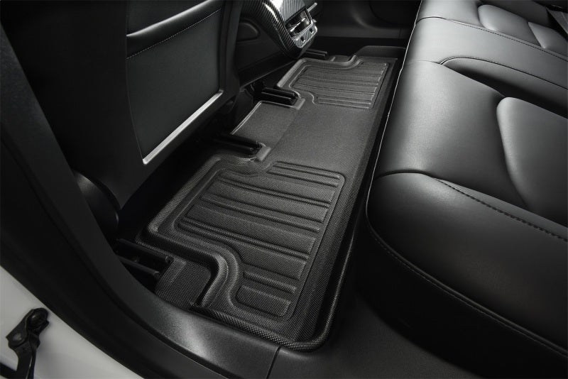 3D Maxpider 17-21 Tesla Model X Folding 7-Seat Elitect 1st 2nd 3rd Row - Floor Mat Set (Black)