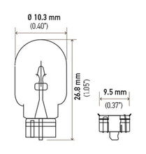 Load image into Gallery viewer, Hella Bulb 194 12V 4W W2.1x9.5d T3.25 (Min. Order QTY 10)