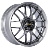 BBS RS-GT 18x8.5 5x120 ET38 CB72.5 Diamond Black Center Diamond Cut Lip Wheel