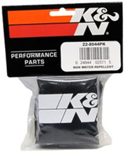 Load image into Gallery viewer, K&amp;N Universal Precharger Round Straight Air Filter Wrap Black 5in ID x 7in Height