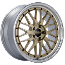 Load image into Gallery viewer, BBS LM 19x8.5 5x112 ET48 Gold Center Diamond Cut Lip Wheel -82mm PFS/Clip Required