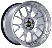 Load image into Gallery viewer, BBS LM-R 19x8.5 5x120 ET28 Diamond Silver Center Diamond Cut Lip Wheel -82mm PFS/Clip Required