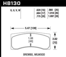 Load image into Gallery viewer, Hawk Brembo X9 060 71/74 / Brembo XA4 D3 01/04 / Wilwood Integra IP Racing DTC-60 Brake Pads
