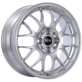 BBS RG-R 19x8.5 5x120 ET32 Diamond Silver Wheel -82mm PFS/Clip Required