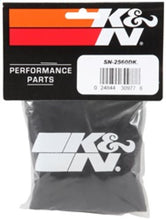 Load image into Gallery viewer, K&amp;N Filter Wrap Drycharger Oval Tapered Black - 3.25in Base I/S Width x 2.5in Top I/S Width x 7in H