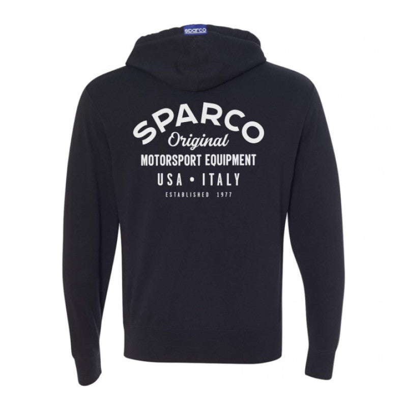 Sparco Sweatshirt ZIP Garage BLK - Large