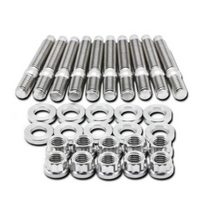 Load image into Gallery viewer, BLOX Racing SUS303 Stainless Steel Manifold Stud Kit M8 x 1.25mm 65mm in Length - 9-piece