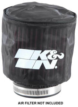 Load image into Gallery viewer, K&amp;N Black DryCharger Round Straight Air Filter Wrap 4.5in ID x 4in H