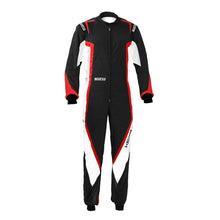 Load image into Gallery viewer, Sparco Suit Kerb 130 BLK/WHT/RED