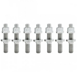 BLOX Racing SUS303 Stainless Steel Exhaust Manifold Stud Kit M8 x 1.25mm 45mm in Length - 7-piece