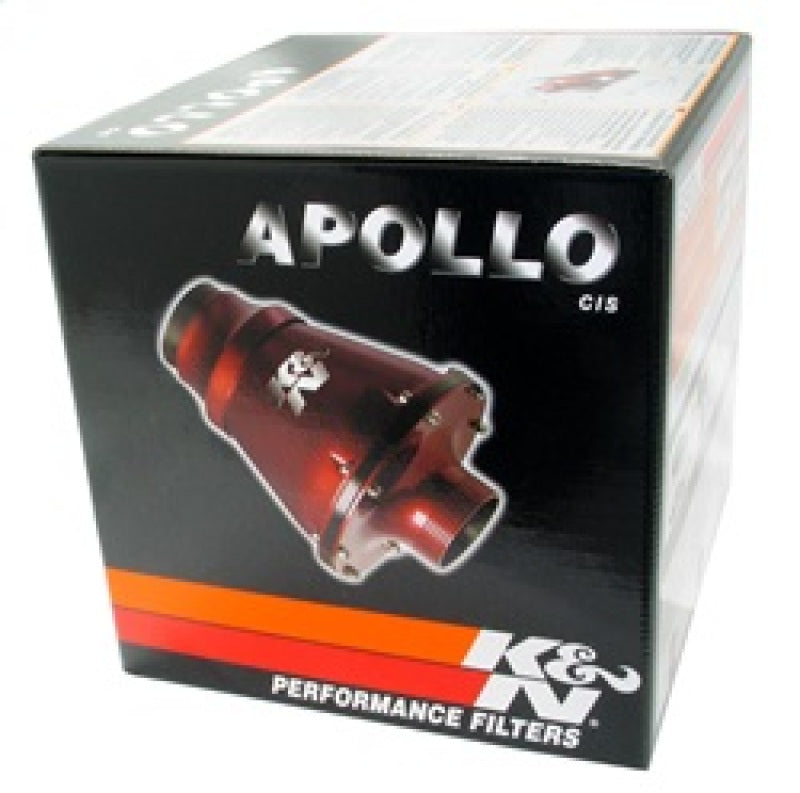 K&N Universal Apollo Blue Cold Air Intake - 70mm OD FLG PP