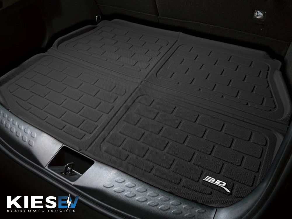 3D MAXpider 16-20 Tesla Model X Behind 2nd Row Cross Fold Kagu Cargo Liner - Black