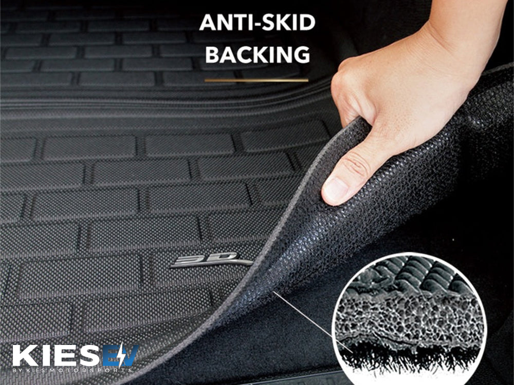 3D MAXpider 16-20 Tesla Model X Behind 2nd Row Cross Fold Kagu Cargo Liner - Black