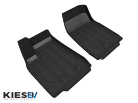 3D MAXpider 16-21 Tesla Model X Elegant Hybrid 1st Row Floormat - Black