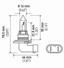 Load image into Gallery viewer, Hella Bulb 9005 12V 65W P20D T4 +50 (2)