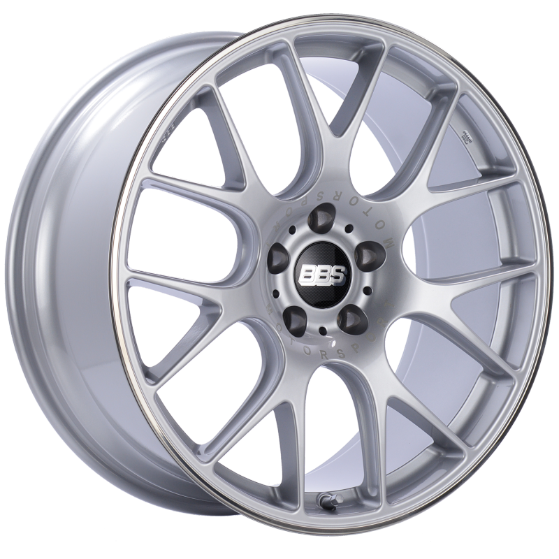 BBS CH-R 20x9 5x112 ET25 Brilliant Silver Polished Rim Protector Wheel -82mm PFS/Clip Required