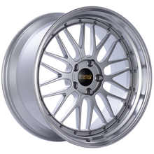 Load image into Gallery viewer, BBS LM 20x10 5x120 ET20 Diamond Silver Center Diamond Cut Lip Wheel -82mm PFS/Clip Required