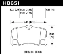 Load image into Gallery viewer, Hawk 09-11 Porsche 911 3.6L Carrera Exc.Ceramic Composite Brakes Rear ER-1 Brake Pads