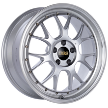 Load image into Gallery viewer, BBS LM-R 19x8.5 5x112 ET38 Diamond Silver Center Diamond Cut Lip Wheel -82mm PFS/Clip Required