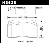 Hawk 14-15 Chevrolet Camaro 7.0L Z28 (Incl.Pad Wear Sensor) Rear ER-1 Brake Pads