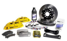 Load image into Gallery viewer, EBC Racing 12-19 BMW 3-Series (F30/F31/F34) Yellow Apollo-4 Calipers 330mm Rotors Front BBK