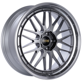 BBS LM 21x9 5x120 ET32 Diamond Black Center Diamond Cut Lip Wheel -82mm PFS/Clip Required