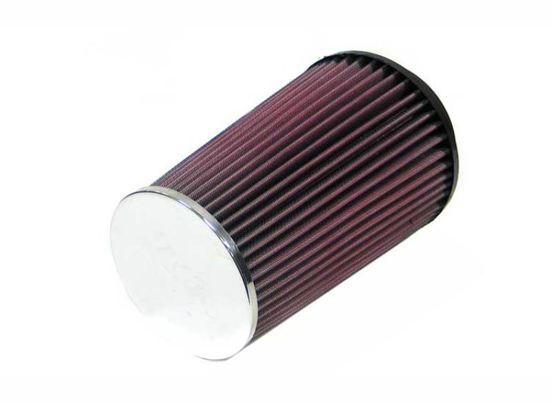 K&N Universal Chrome Filter 4 inch FLG / 5 3/8 inch Bottom / 4 1/2  inch Top / 8 inch Height