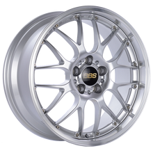 Load image into Gallery viewer, BBS RS-GT 20x8.5 5x114.3 ET43 Diamond Silver Center Diamond Cut Lip Wheel -82mm PFS/Clip Required