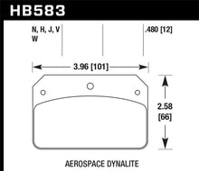 Load image into Gallery viewer, Hawk HP+ Aerospace Dynalite w/ 0.218in Hole Brake Pads