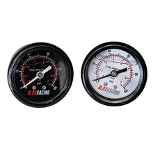 Load image into Gallery viewer, BLOX Racing Liquid-Filled Fuel Pressure Gauge 0-100psi (White Face)