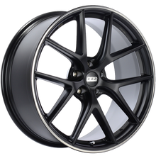 Load image into Gallery viewer, BBS CI-R 20x10 5x112 ET45 Satin Black Polished Rim Protector Wheel -82mm PFS/Clip Required
