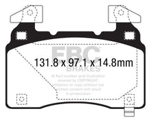 Load image into Gallery viewer, EBC 14+ Chevrolet Corvette Stingray (C7) 6.2 (Z51 Performance Package) Bluestuff Front Brake Pads