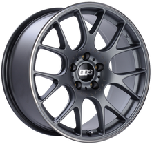 Load image into Gallery viewer, BBS CH-R 19x9.5 5x120 ET35 Satin Titanium Polished Rim Protector Wheel -82mm PFS/Clip Required