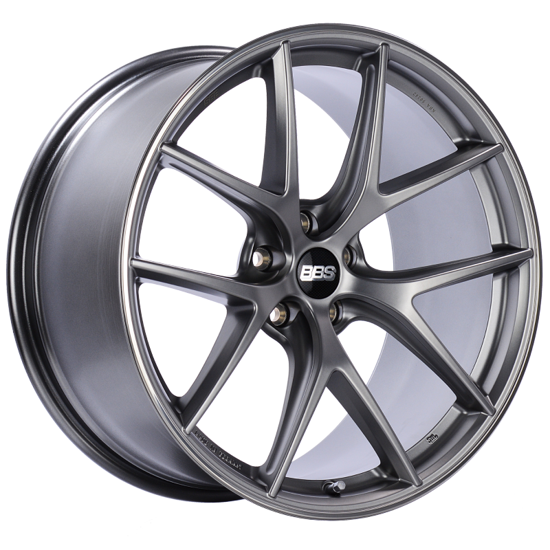 BBS CI-R 20x10.5 5x112 ET35 Platinum Silver Polished Rim Protector Wheel -82mm PFS/Clip Required