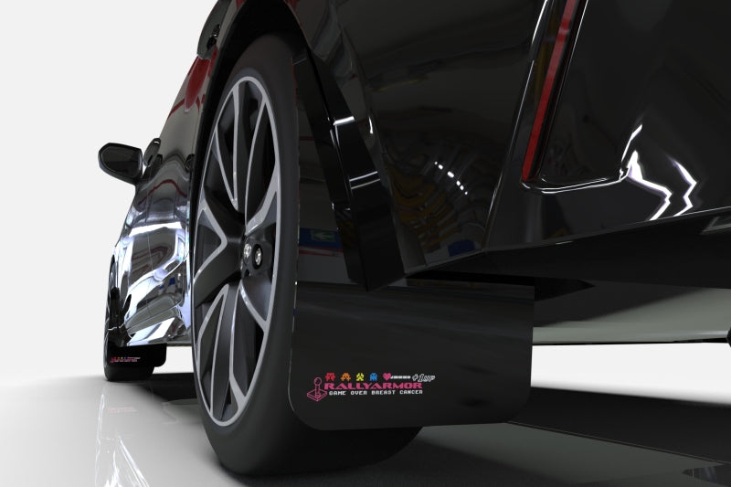 Rally Armor 2022 Tesla Model X & X Plaid Black Mud Flap BCE Logo