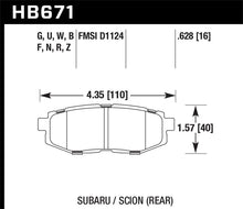 Load image into Gallery viewer, Hawk 13-16 Scion FR-S 2.0L Base OE Incl.Clips Shims Rear ER-1 Brake Pads