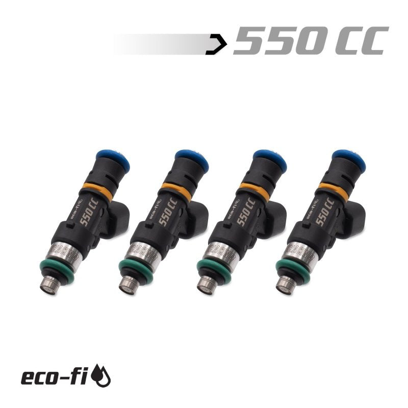 BLOX Racing Eco-Fi Street Injectors 550cc/min Honda K Series (Set of 4)