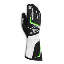 Load image into Gallery viewer, Sparco Gloves Tide K 10 BLK/WHT/GRN