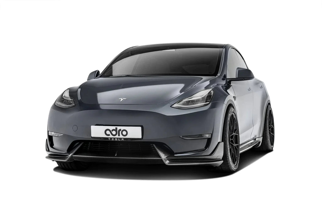 Adro Tesla Model Y Premium Prepreg Carbon Fiber Side Skirts