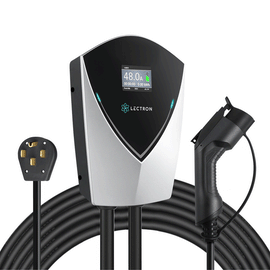 Lectron V-BOX 240V 40A Electric Vehicle (EV) Charging Station With NEMA 14-50 Plug
