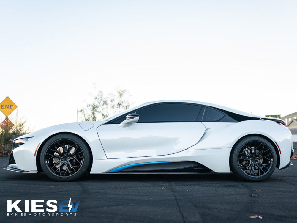 2014-2020 BMW i8 (I12) Performance Inspired Carbon Fiber Aero Side Skirt Extensions
