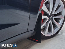 Load image into Gallery viewer, Rally Armor 17-22 Tesla Model 3 Black UR Mud Flap w/ Blue Logo