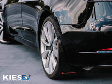 Load image into Gallery viewer, Rally Armor 17-22 Tesla Model 3 Black UR Mud Flap w/ White Logo