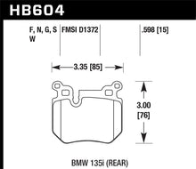 Load image into Gallery viewer, Hawk 08-13 BMW 135i 3.0L Base Rear ER-1 Brake Pads