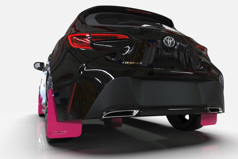 Rally Armor 2022 Tesla Model X & X Plaid Pink Mud Flap BCE Logo