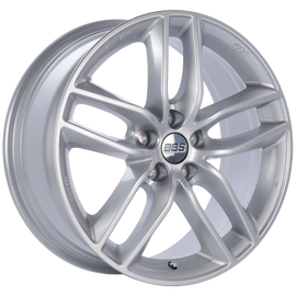 BBS SX 17x7.5 5x114.3 ET42 Sport Silver Wheel -82mm PFS/Clip Required