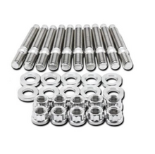 Load image into Gallery viewer, BLOX Racing SUS303 Stainless Steel Exhaust Manifold Stud Kit M8 x 1.25mm 45mm in Length - 9-piece
