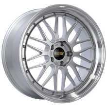 Load image into Gallery viewer, BBS LM 20x9 5x120 ET20 Diamond Silver Center Diamond Cut Lip Wheel -82mm PFS/Clip Required