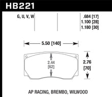 Load image into Gallery viewer, Hawk DTC-30 AP Racing/Wilwood Race Brake Pads