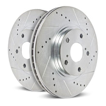 Load image into Gallery viewer, Power Stop 00-02 Ford E-450 Super Duty Rear Evolution Drilled &amp; Slotted Rotors - Pair